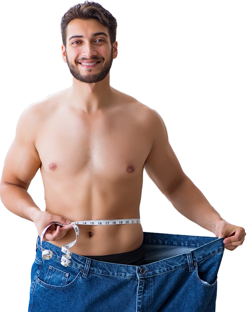 man happy about weight loss st. louis mo